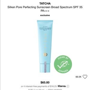 TATCHA Silken Pore Perfecting Sunscreen SPF 35